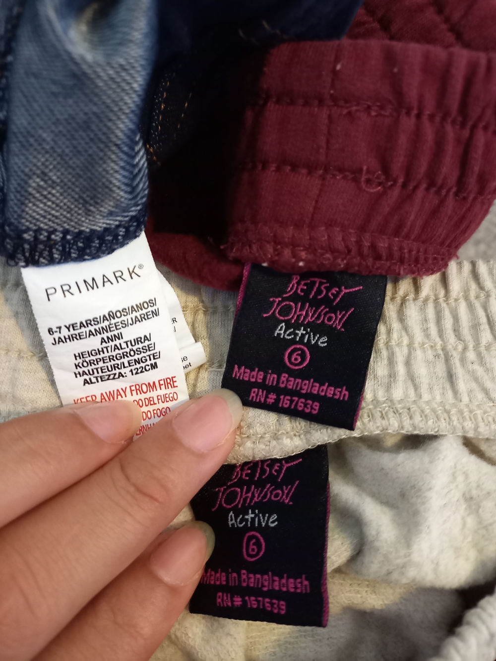 Lot of 6 Girls' Pants & Leggings (Sizes 5-7) - Picture 9 of 9